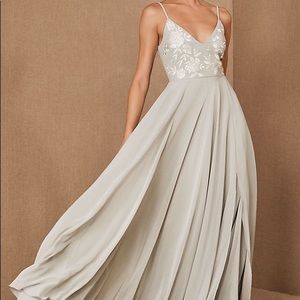 BHLDN Sadia Dress Grey/Fog Size 6